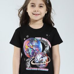 Monte Carlo Girl Graphic Print Round Neck Top-image-33