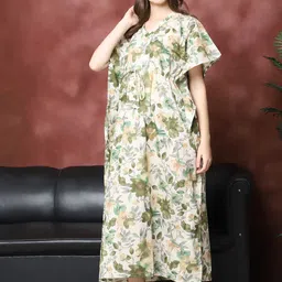 Claura Printed Maxi Nightdress-image-88