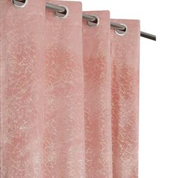 Myntra Elegant Homes Set Of 3 Pink Velvet Long Door Curtains-picture-33