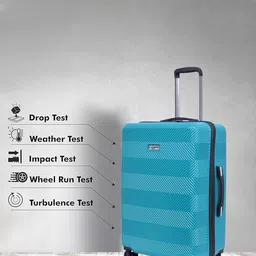 Luggero ASTRO Set Of 2 Textured Hard Sided Trolly Suitcase image 3