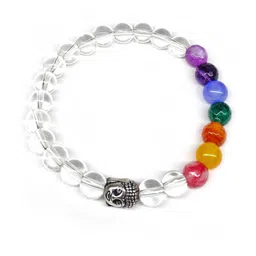 Divine souvenirs Unisex Artificial Beaded Elasticated Bracelet-image-13