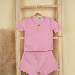 Moms Home Unisex Kids T-shirt with Shorts-image-61