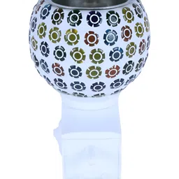 Gojeeva White & Black Glass Camphor Diffuser With Switch And Lamp image 5