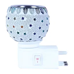 Gojeeva White & Yellow Camphor Diffuser Glass With Switch image 3