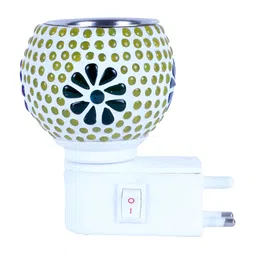 Gojeeva White & Yellow Camphor Diffuser Glass With Switch image 3