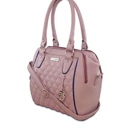 FLYING BERRY Textured Structured PU Satchel with Quilted image 2