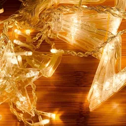 SPARK WORLD Yellow Star-Shaped String Lights image 3