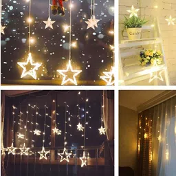 SPARK WORLD Yellow Star Shape String Lights image 4
