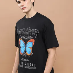 HIGHLANDER Graphic Printed Oversized Drop Shoulder Oversized T-Shirt-image-77