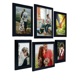 Art Street Set of 6 Black Solid Photo Frames image 3