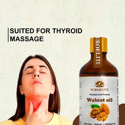 Puroelite Set Of 2 Cold Pressed Walnut Oil With Dropper For Face & Body - 100 ml Each image 5