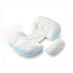 FRIDO Blue Cotton Filled Cotton Maternity Pillow-55