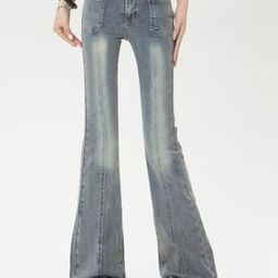 KPOP Women Squeeze Hug Skinny Fit Trousers-image-97