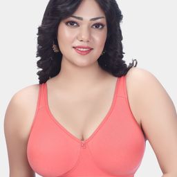 Trylo Women's Solid Full Coverage Plus Size Bra-0
