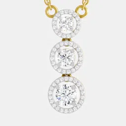 Sparkles 14KT Necklace And Chains Diamond 1.43 Carat-image-14