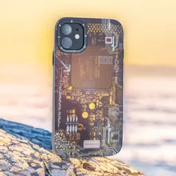 CASE CREATION Abstract Techno Art AI Printed iPhone 14 Pro Max Bumper Case image 5