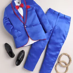 BAESD Infants Boys Slim-Fit Single-Breasted Five-Piece Suit-image-99