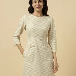 Allen Solly Woman Printed Sheath Mini Dress-image-60