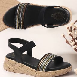 H.M. LADIES FOOTWEAR Women Wedge Sandals-image-70