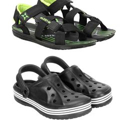 RIFOF Men Black Sandals-image-92