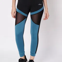 WAYLENE Colourblocked Dry Fit Slim-Fit High-Waisted Tights-picture-33