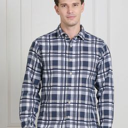 VALEN CLUB Men Premium Tartan Checks Opaque Checked Casual Shirt-image-90
