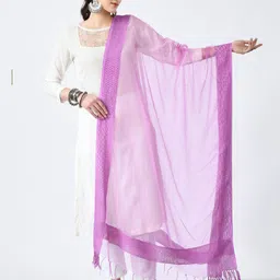 A R SILK DUPATTA HUB Organza Dupatta-picture-7