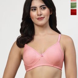 LILY Full Coverage Non Padded Non-Wired Back Closure T-shirt Bra-picture-9