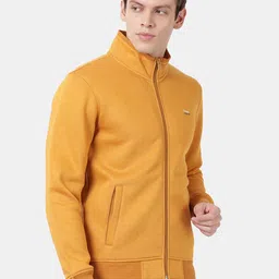 t-base Mock Collar Front Open Pullover image 3