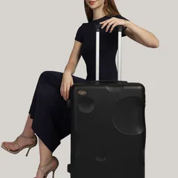 MINI WESST The Moon Check In Textured 360 Degree Rotational Hard-Sided Medium Trolley Bag-picture-8