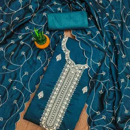 SAINOOR Embroidered Unstitched Dress Material-image-73