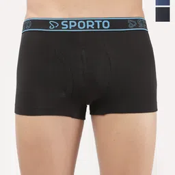 Sporto by Macho Men Pack Of 3 Trunks Sprto_M1022-B(1)-Dnm(1)-N(1)-S-picture-0
