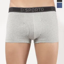 Sporto by Macho Pack Of 3 Mid Rise Short Trunks-picture-17