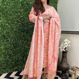 Moda Rapido Women Floral Printed Regular Kurta Set-image-89