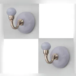 IndianShelf Grey 2 Pieces Ceramic Round Wall Hanger Hooks for Kitchen-28