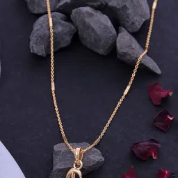 Ramdev Art Fashion Jwellery 22K Micro Gold-Plated Pendants With Chains-picture-47