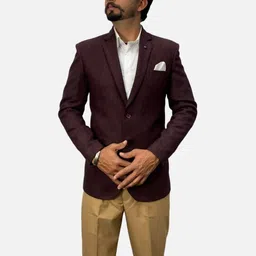 GARGIAN Master Cut Polyviscose Regular Fit Blazer-picture-22