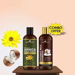 Park Daniel Set Of 2 Arnica Herbal Hair Oil & Coconut Milk Shampoo - 100 ml Each-20