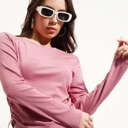 Basics By Tokyo Talkies Solid Fitted Top-image-60