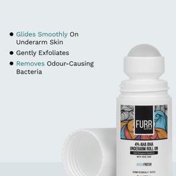 FURR BY PEE SAFE Set Of 2 Aqua Fresh 4% AHA BHA Underarm Roll On - 40 ml Each image 2