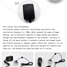 tm&w 24V high atomization ultrasonic fogger portable Mist Maker Atomizer Fog & Haze Machine image 5