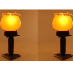 SOMIL Yellow Glass Cylinder Table Lamps-picture-38