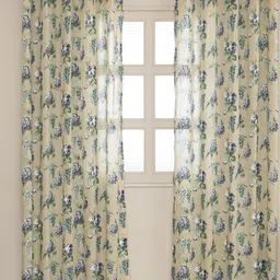 The Home Story Set of 2 Cotton Sheer Door Curtain-image-53