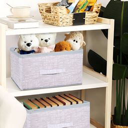Aura Grey & White 6 Pieces Printed Drawer Storage Organiser image 4