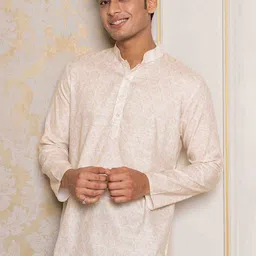 Ethnic India Men Geometric Kurta-image-108
