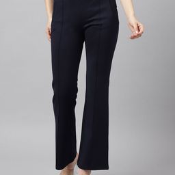 Latin Quarters Women Relaxed Flared High-Rise Easy Wash Pleated Trouser-picture-23