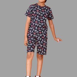 US Fly Printed Round Neck Clothing set-image-74