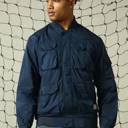 Hubberholme Men Lightweight Open Front Utility Bellow Pockets Jacket image 1