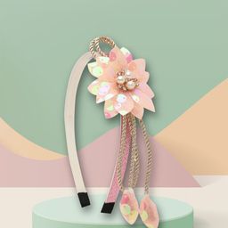 Asthetika Kids Girls Beaded Hairband-27