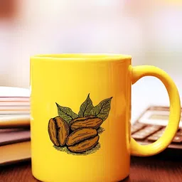 INTERNATIONAL GIFT Yellow Printed Ceramic Glossy Mugs Set of Cups and Mugs-image-33